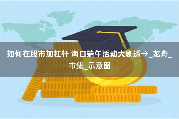 如何在股市加杠杆 海口端午活动大剧透→_龙舟_市集_示意图