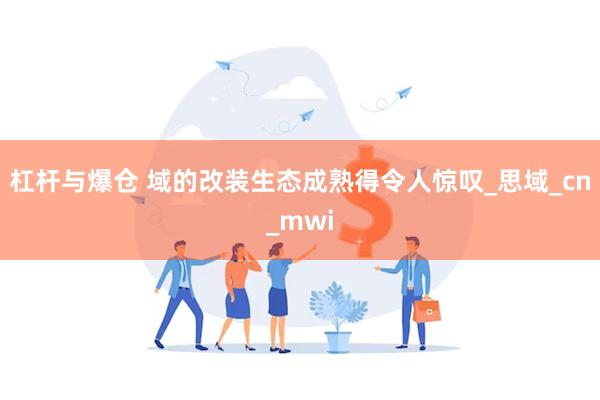 杠杆与爆仓 域的改装生态成熟得令人惊叹_思域_cn_mwi