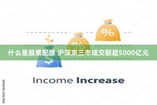 什么是股票配债 沪深京三市成交额超5000亿元