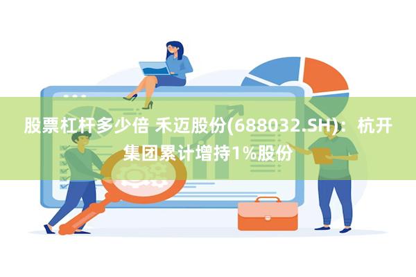 股票杠杆多少倍 禾迈股份(688032.SH)：杭开集团累计增持1%股份