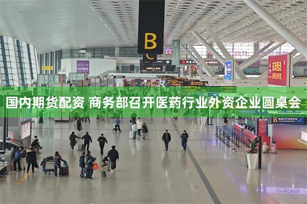 国内期货配资 商务部召开医药行业外资企业圆桌会