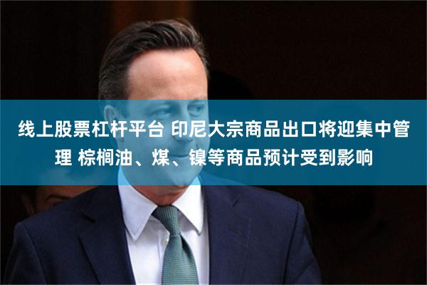 线上股票杠杆平台 印尼大宗商品出口将迎集中管理 棕榈油、煤、镍等商品预计受到影响