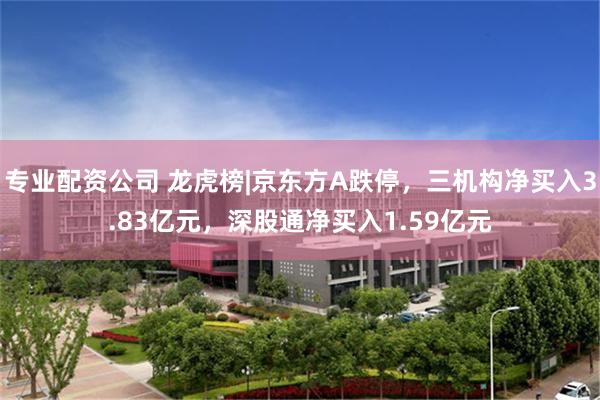 专业配资公司 龙虎榜|京东方A跌停，三机构净买入3.83亿元，深股通净买入1.59亿元