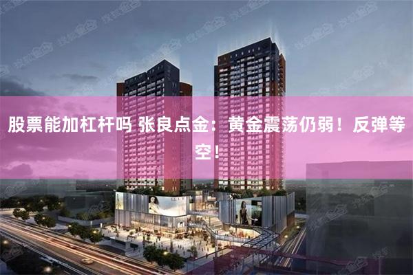 股票能加杠杆吗 张良点金：黄金震荡仍弱！反弹等空！