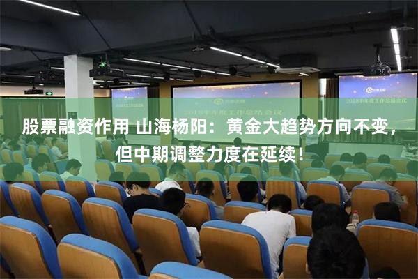 股票融资作用 山海杨阳：黄金大趋势方向不变，但中期调整力度在延续！