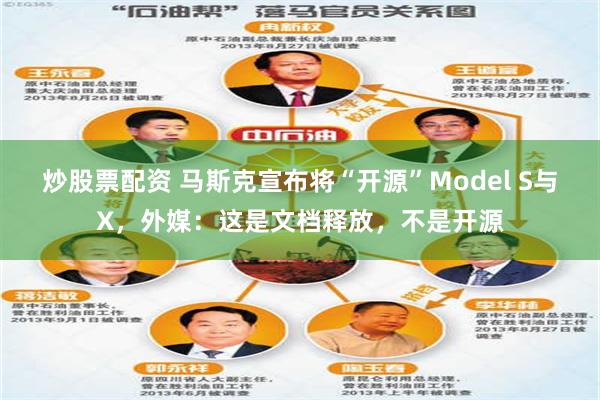 炒股票配资 马斯克宣布将“开源”Model S与X，外媒：这是文档释放，不是开源
