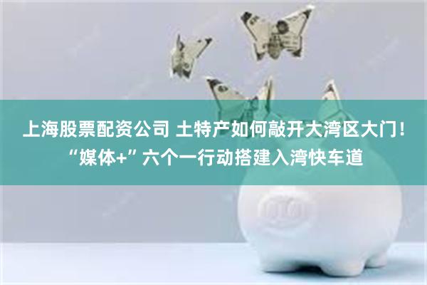 上海股票配资公司 土特产如何敲开大湾区大门！“媒体+”六个一行动搭建入湾快车道